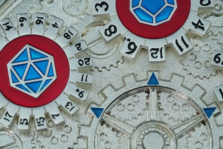 Silver Age red and blue dials